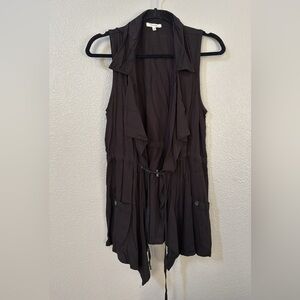 Maurices Charcoal Sleeveless Vest